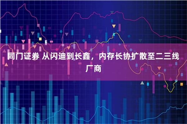 同门证券 从闪迪到长鑫，内存长协扩散至二三线厂商